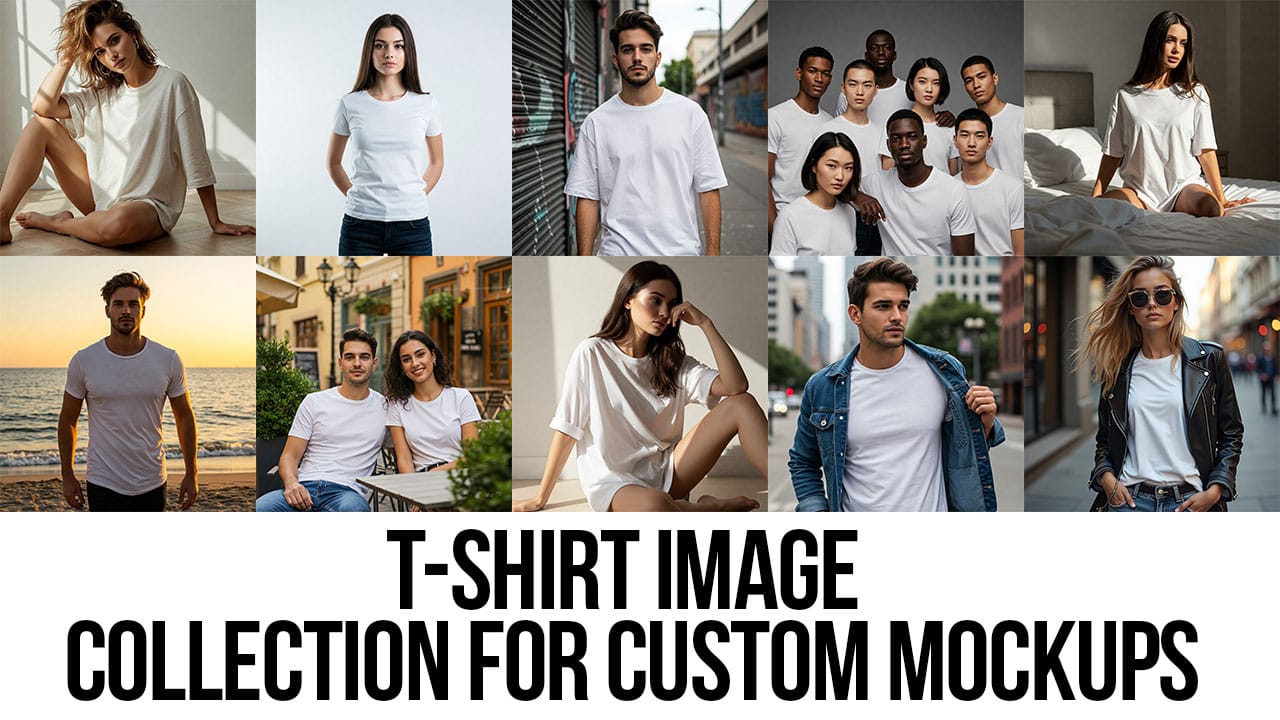 Free T-Shirt Mockup PSD Files – High-quality T-shirt mockup featuring a close-up view for detailed artwork showcasing.