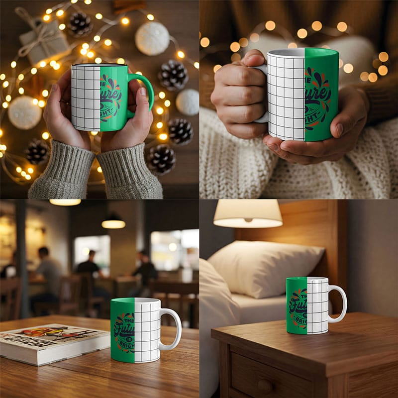 Download 4 Free Mug Mockup PSD Files – Showcase Your Designs Professionally