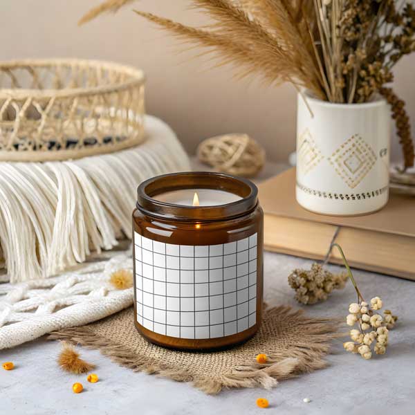 Luxury Candle Jar Mockup PSD – Easy to Edit. Free Candle Jar Mockup PSD Files